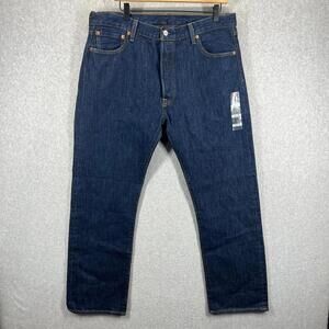 Levi's 501 36x30 Straight Leg Button Fly Blue Jean Men's Sizes  NWT 501-0193 D8